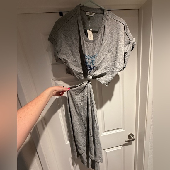 NWT Celandine Anthropologie Catching Waves Short Sleeve MIDI Dress XS - Picture 3 of 3